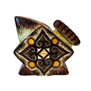 P. Fouillen Signed Quimper French Majolica  Pitcher